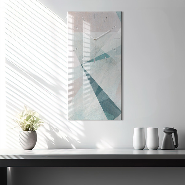 Orologio verticale Triangoli Texture astratta