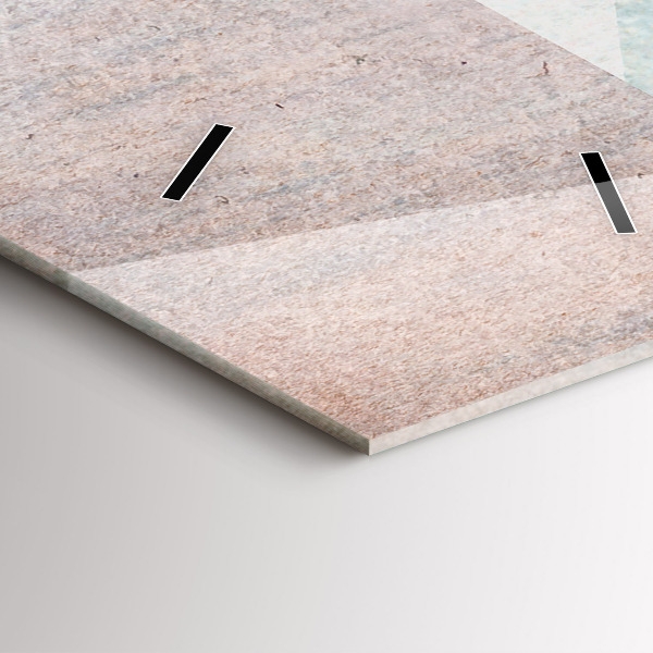 Orologio verticale Triangoli Texture astratta