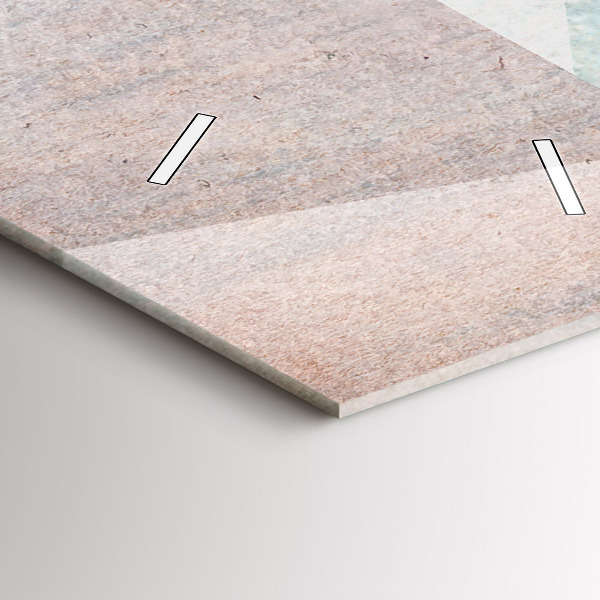 Orologio verticale Triangoli Texture astratta