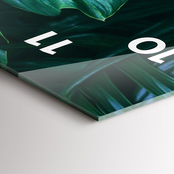 Orologio verticale Il lato tropicale della natura