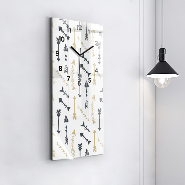 Orologio verticale Motivo geometrico hipster