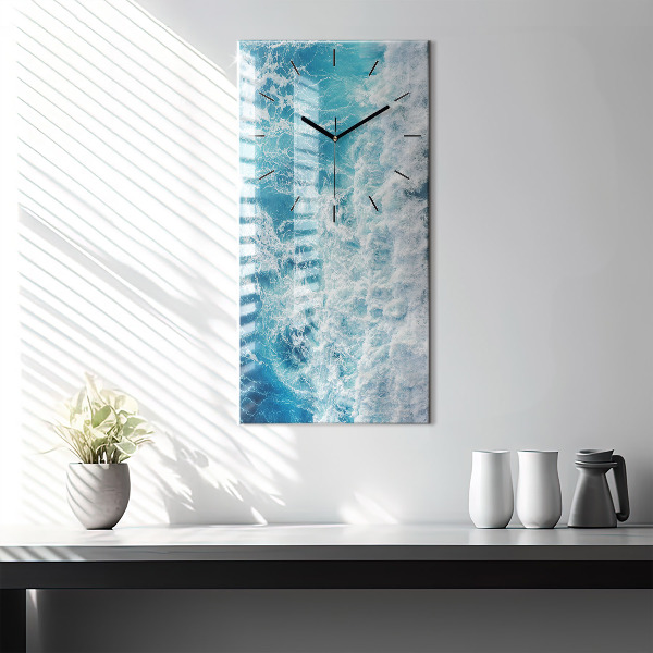 Orologio verticale Onde dell'oceano