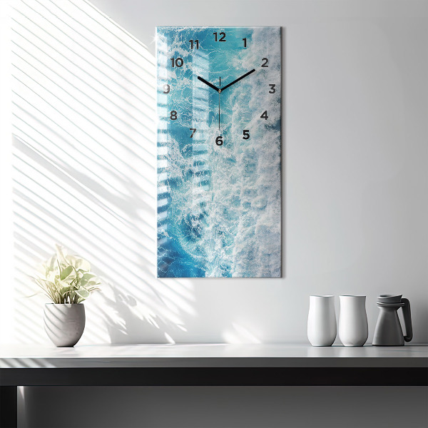 Orologio verticale Onde dell'oceano
