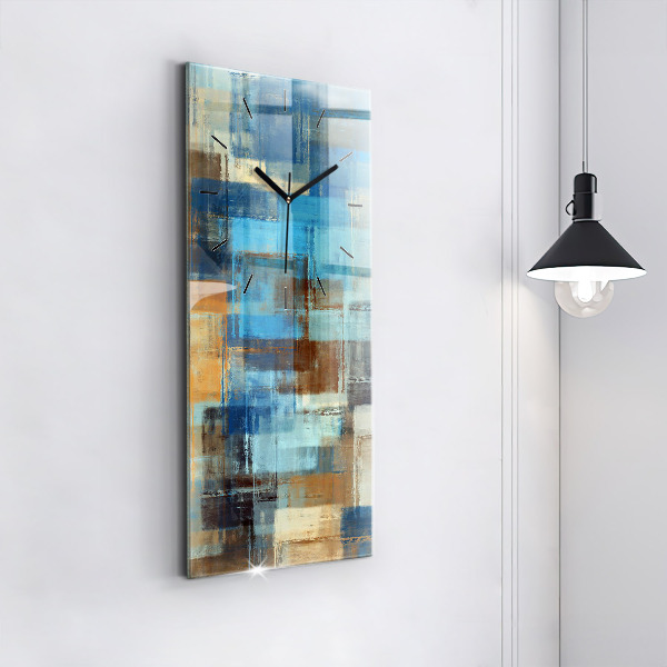 Orologio verticale Sfondo colorato - astratto