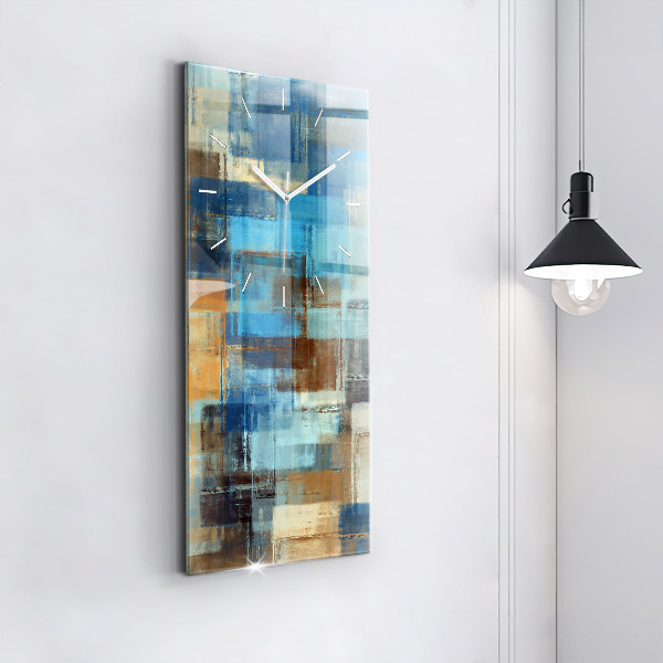 Orologio verticale Sfondo colorato - astratto
