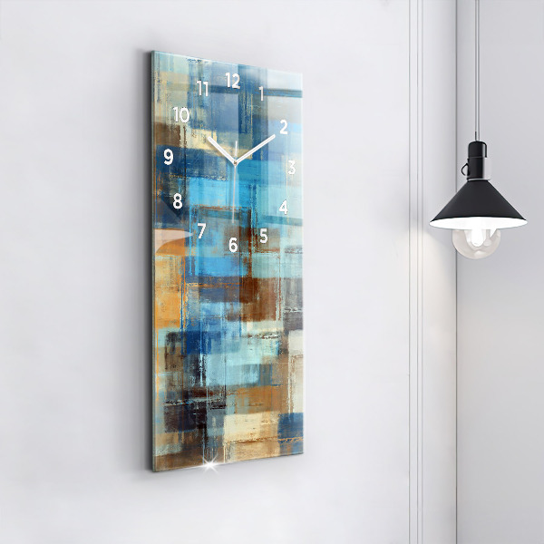 Orologio verticale Sfondo colorato - astratto