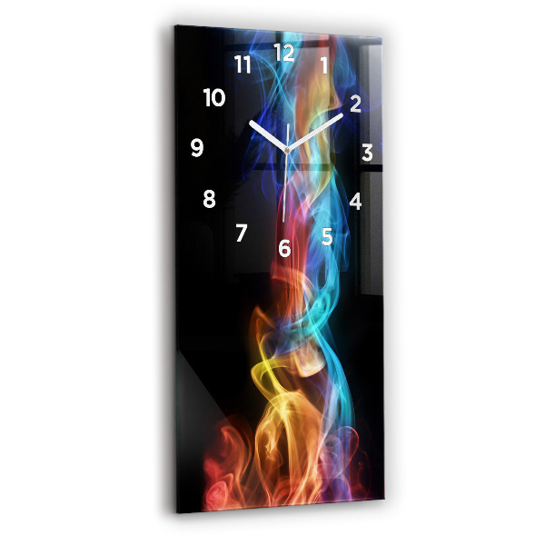 Orologio verticale Linee astratte colorate