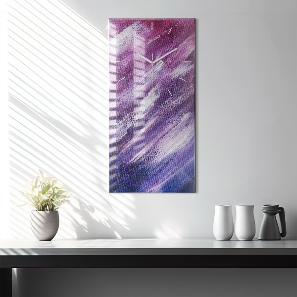 Orologio verticale Texture della vernice acrilica