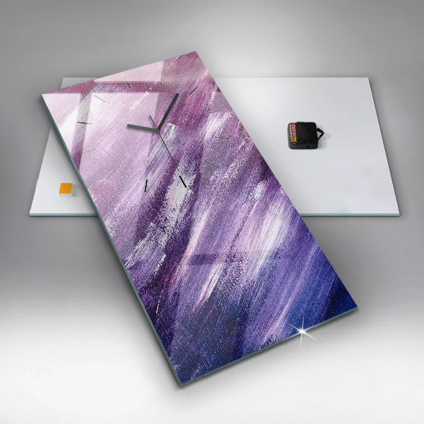 Orologio verticale Texture della vernice acrilica