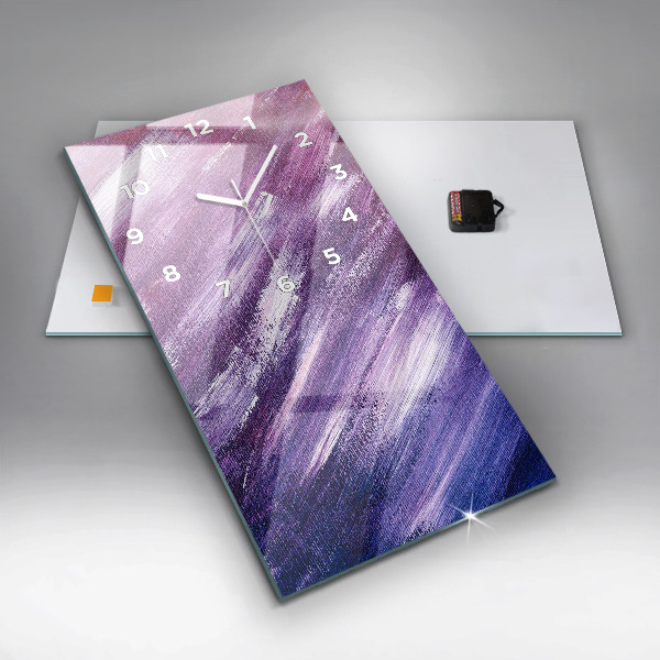 Orologio verticale Texture della vernice acrilica