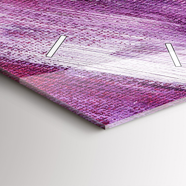 Orologio verticale Texture della vernice acrilica