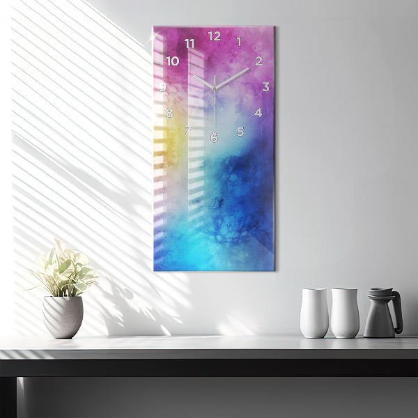 Orologio verticale Punti colorati