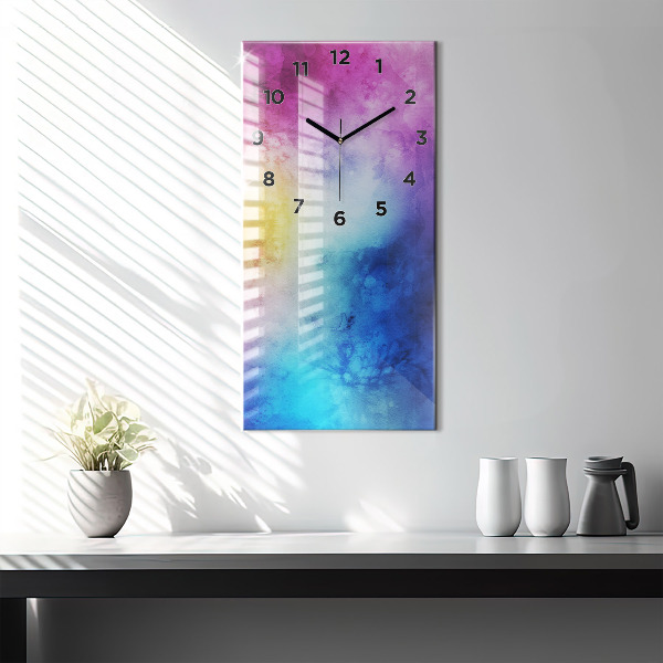 Orologio verticale Punti colorati