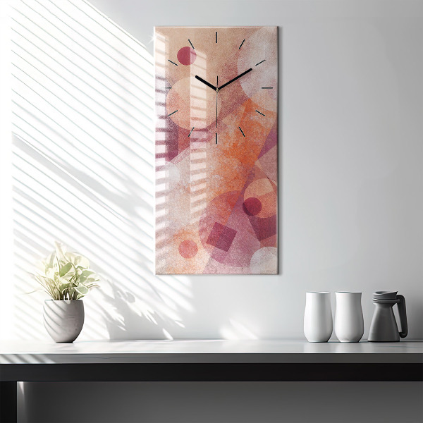 Orologio verticale Astrazione geometrica