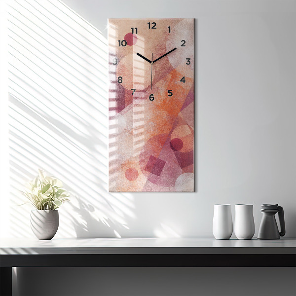 Orologio verticale Astrazione geometrica