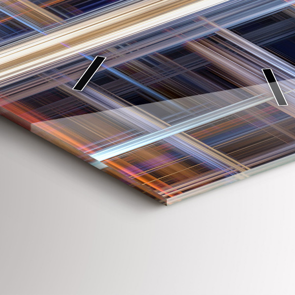 Orologio verticale Geometria astratta