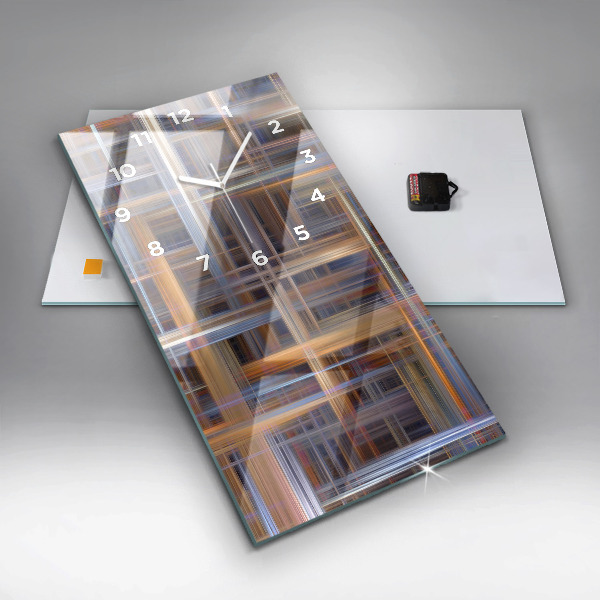 Orologio verticale Geometria astratta