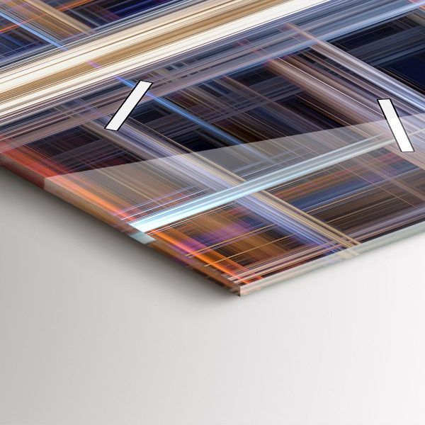 Orologio verticale Geometria astratta