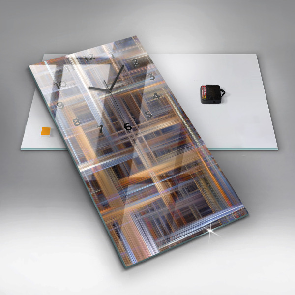 Orologio verticale Geometria astratta