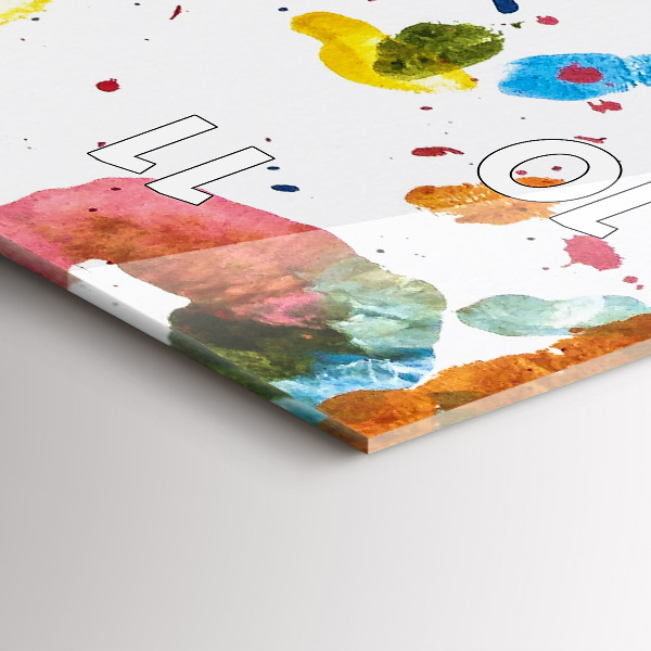 Orologio verticale Impronte di mani di bambini