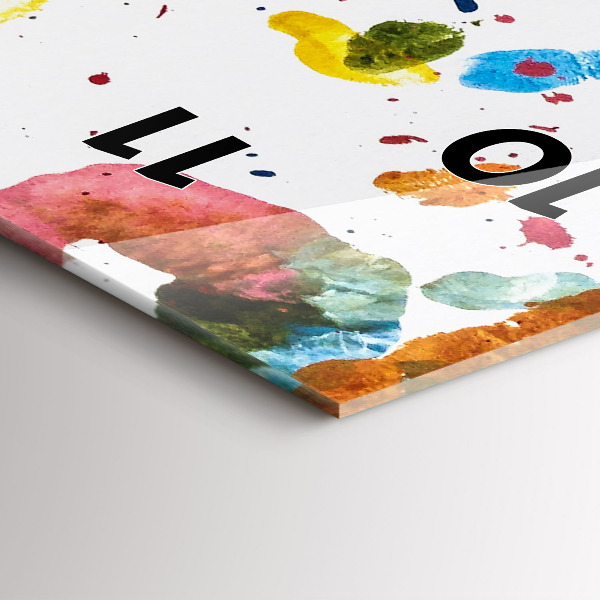 Orologio verticale Impronte di mani di bambini