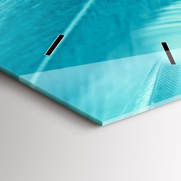 Orologio verticale Verde turchese vintage