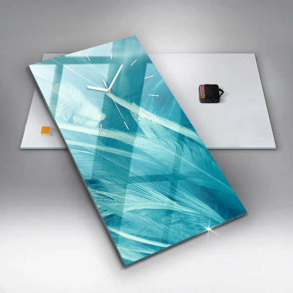 Orologio verticale Verde turchese vintage