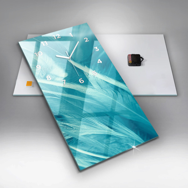 Orologio verticale Verde turchese vintage