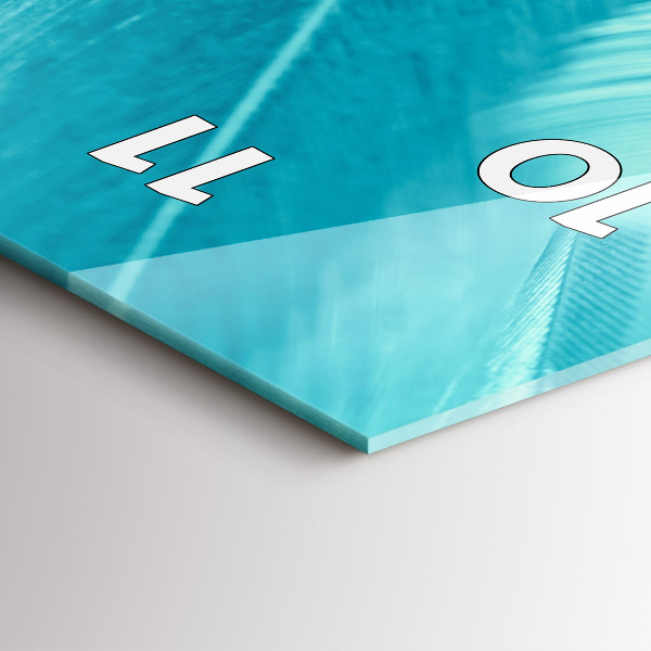 Orologio verticale Verde turchese vintage