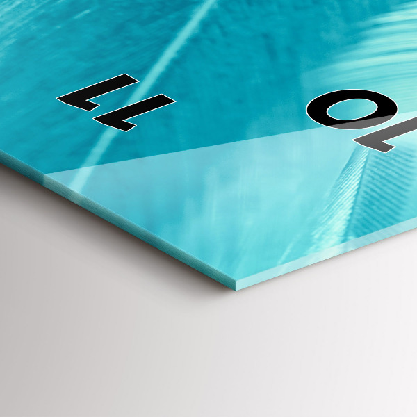 Orologio verticale Verde turchese vintage