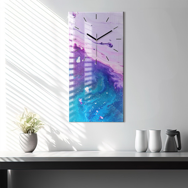 Orologio verticale Sfondo colorato