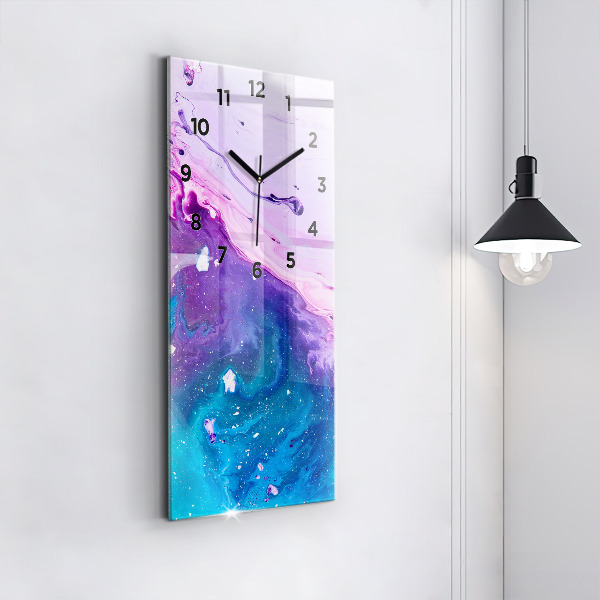 Orologio verticale Sfondo colorato