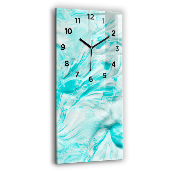 Orologio verticale Astrazione blu