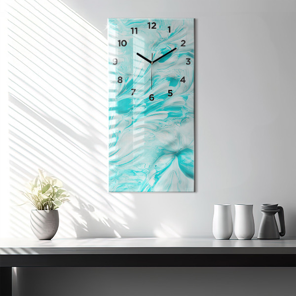 Orologio verticale Astrazione blu