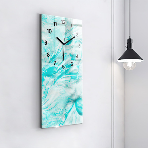 Orologio verticale Astrazione blu