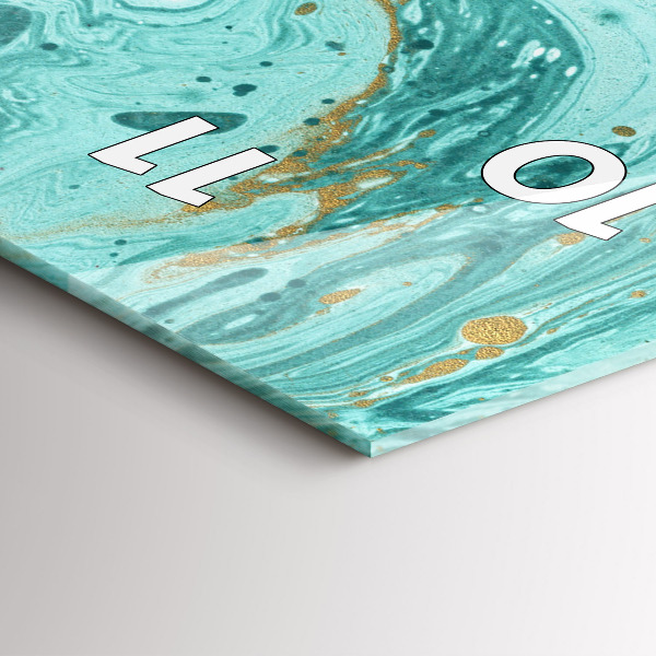 Orologio verticale Trama di marmo