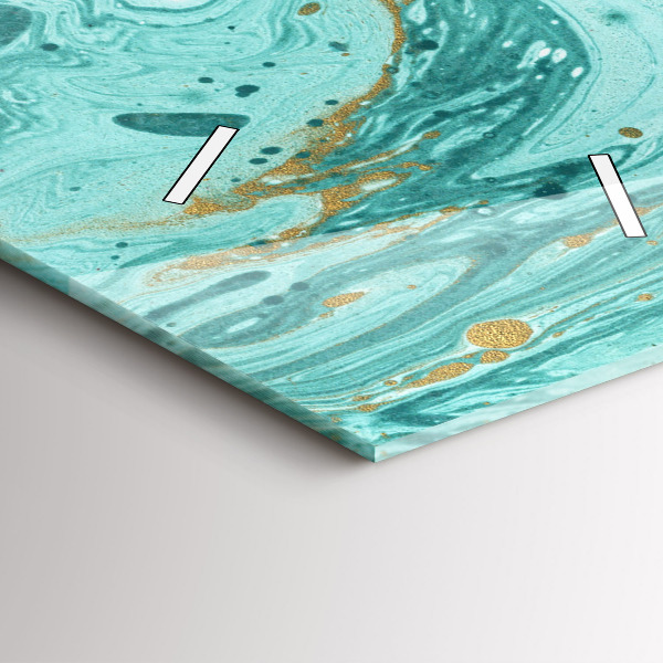 Orologio verticale Trama di marmo