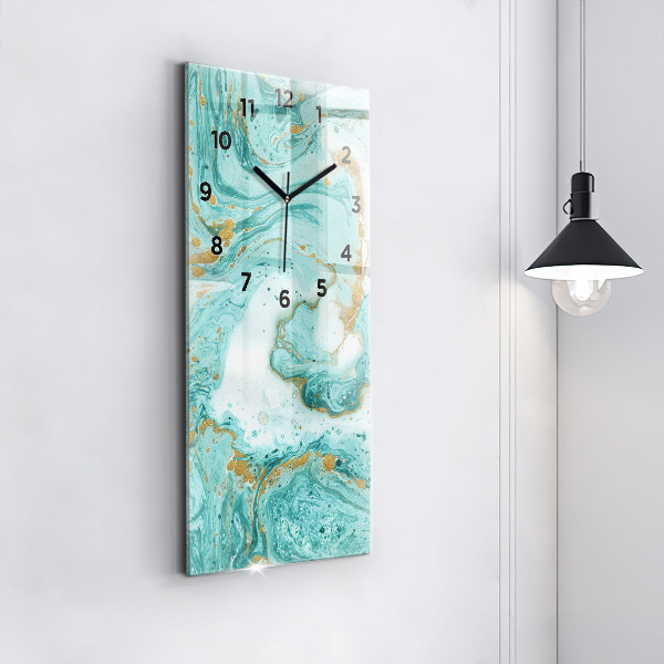 Orologio verticale Trama di marmo