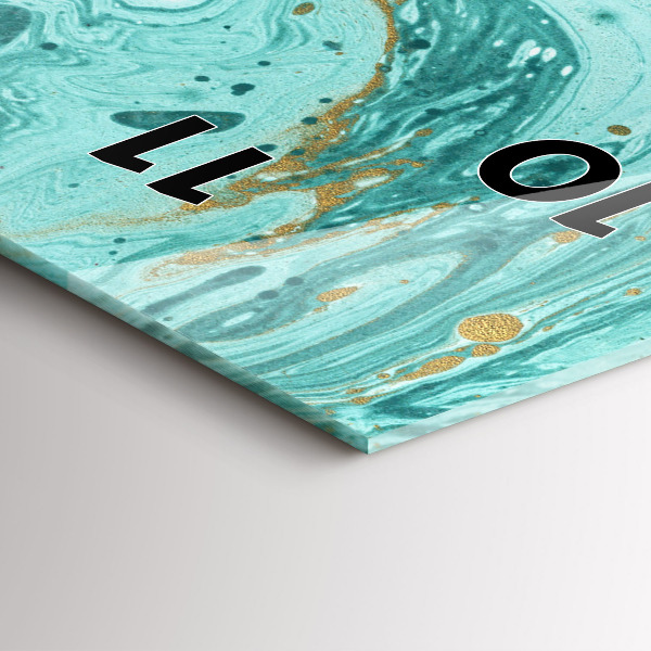 Orologio verticale Trama di marmo