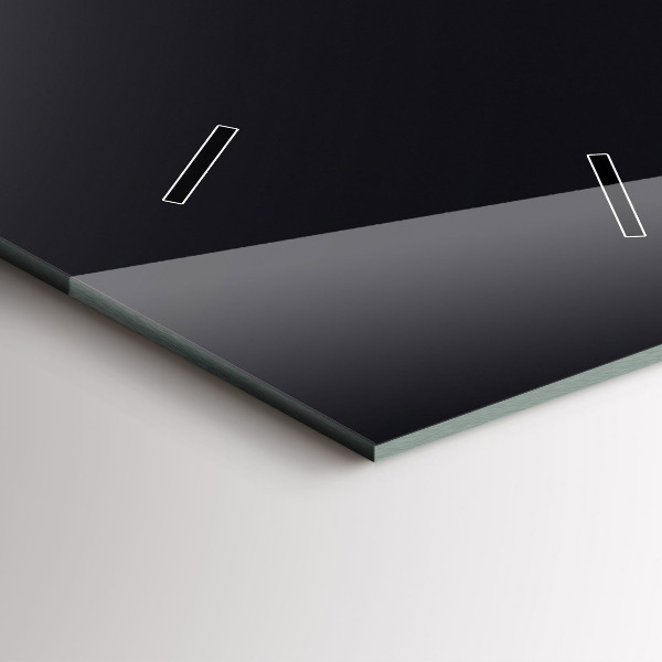 Orologio verticale in vetro Onda futuristica