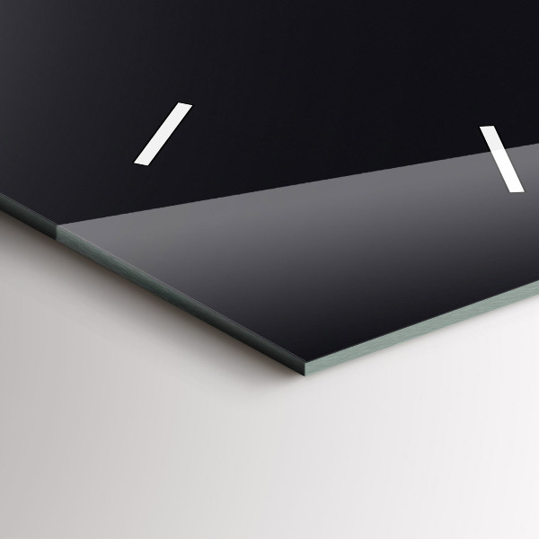 Orologio verticale in vetro Onda futuristica