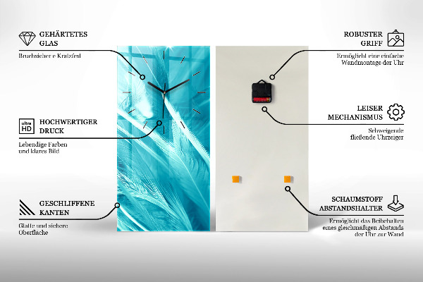 Orologio verticale Astrazione - Emozioni