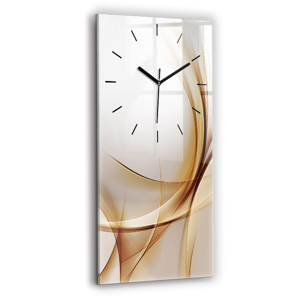 Orologio verticale Astrazione dorata
