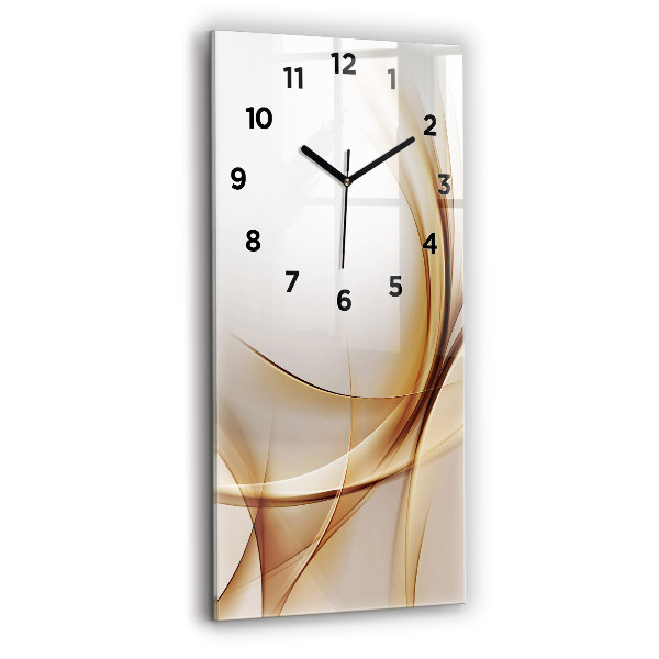 Orologio verticale Astrazione dorata