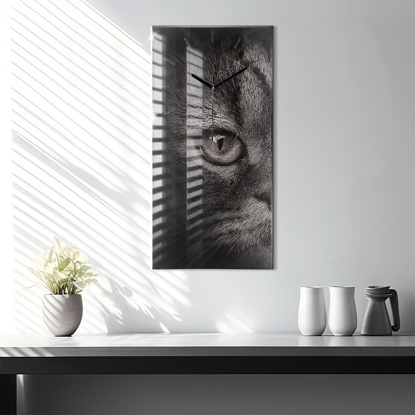 Orologio verticale Cane e gatto Scottish Fold