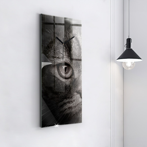 Orologio verticale Cane e gatto Scottish Fold