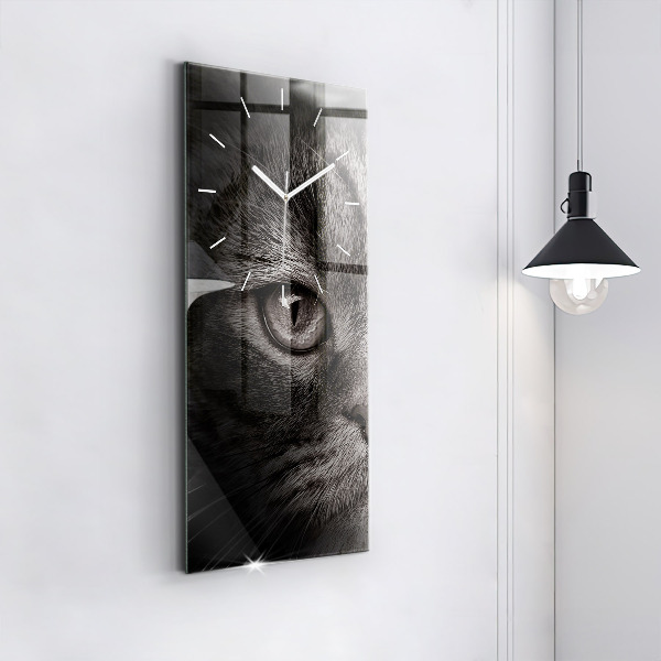 Orologio verticale Cane e gatto Scottish Fold