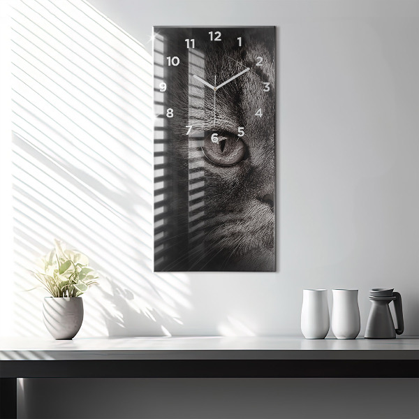 Orologio verticale Cane e gatto Scottish Fold
