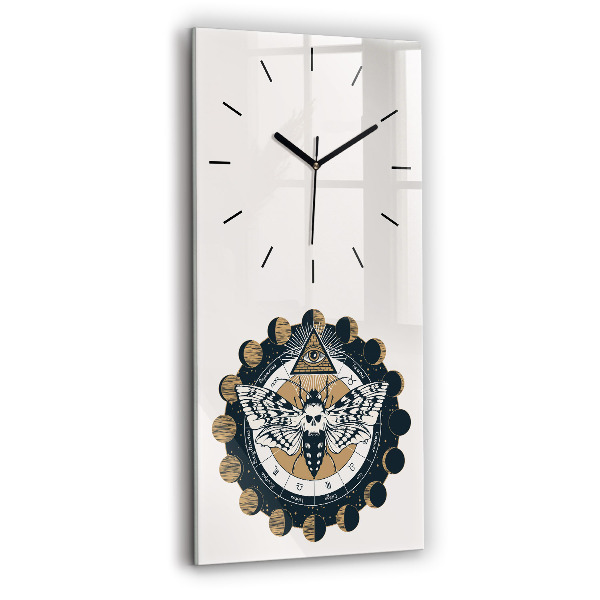 Orologio verticale Fasi lunari e l'occhio