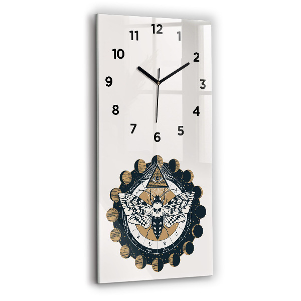 Orologio verticale Fasi lunari e l'occhio